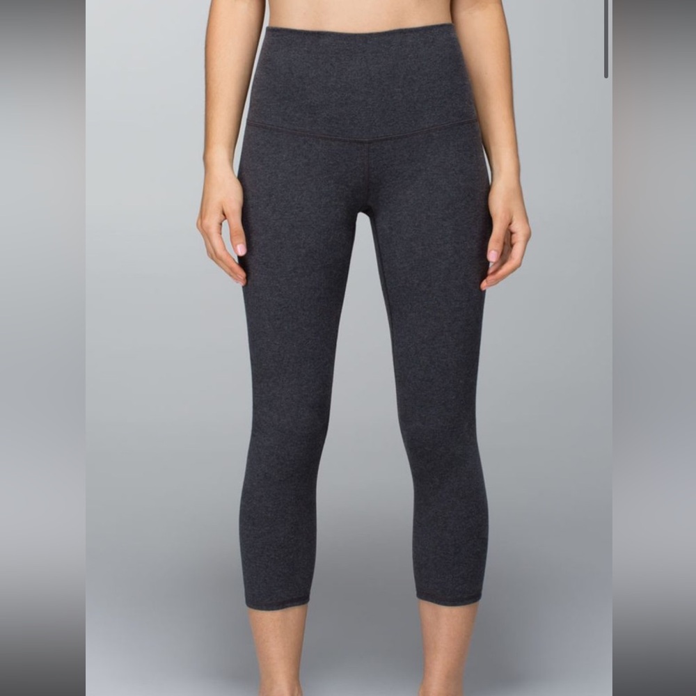 Lululemon Wunder Under Crop *Cotton (Roll Down)